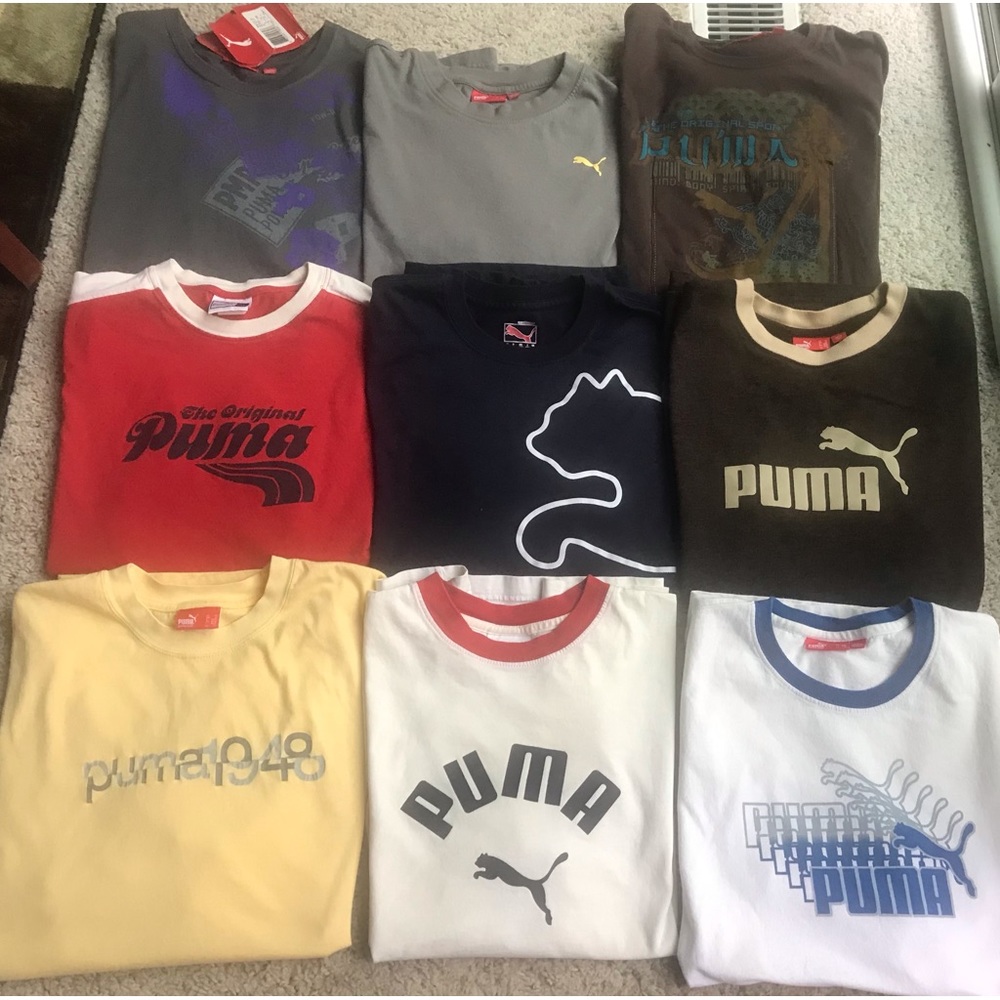 Lot 9 Men’s Puma T Shirts Medium